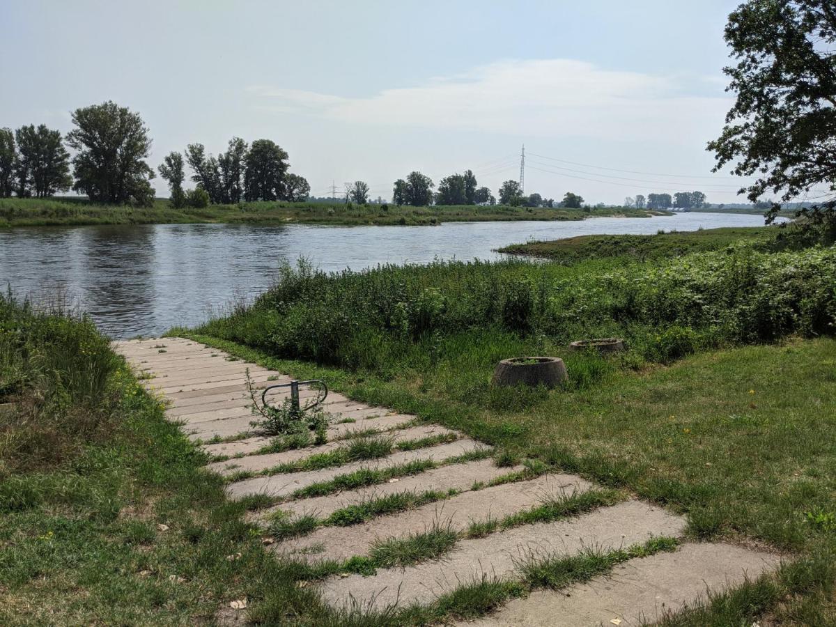 An Den Elbwiesen Gz Fewo Elbeblick Nur Nichtraucher Dommitzsch Esterno foto